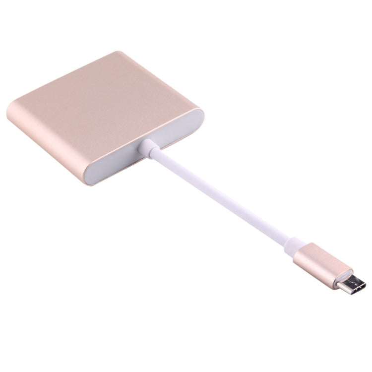Adattatore USB-C 3.1 maschio a USB-C, HDMI e USB 3.0 femmina