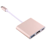 Adattatore USB-C 3.1 maschio a USB-C, HDMI e USB 3.0 femmina