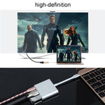 Adattatore USB-C 3.1 maschio a USB-C, HDMI e USB 3.0 femmina