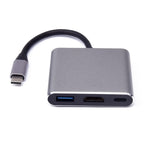 Convertitore 3 in 1 USB-C a PD HDMI USB 3.0 femmina