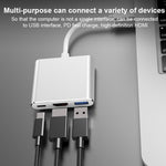 Convertitore 3 in 1 USB-C a PD HDMI USB 3.0 femmina