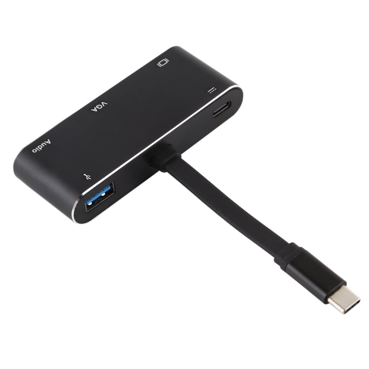 Convertitore USB-C 5 in 1 con HDMI, VGA, audio e PD