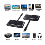 Convertitore USB-C 5 in 1 con HDMI, VGA, audio e PD