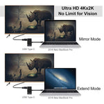 Convertitore USB-C 5 in 1 con HDMI, VGA, audio e PD