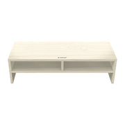 ORICO MSR-04-WD-BP Supporto per monitor per computer con venature del legno a 2 strati con divisorio, dimensioni: 50 x 20 x 13,5 cm, 2-layer with Partition, Size: 50 x 20 x 13.5cm