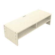 ORICO MSR-04-WD-BP Supporto per monitor per computer con venature del legno a 2 strati con divisorio, dimensioni: 50 x 20 x 13,5 cm, 2-layer with Partition, Size: 50 x 20 x 13.5cm