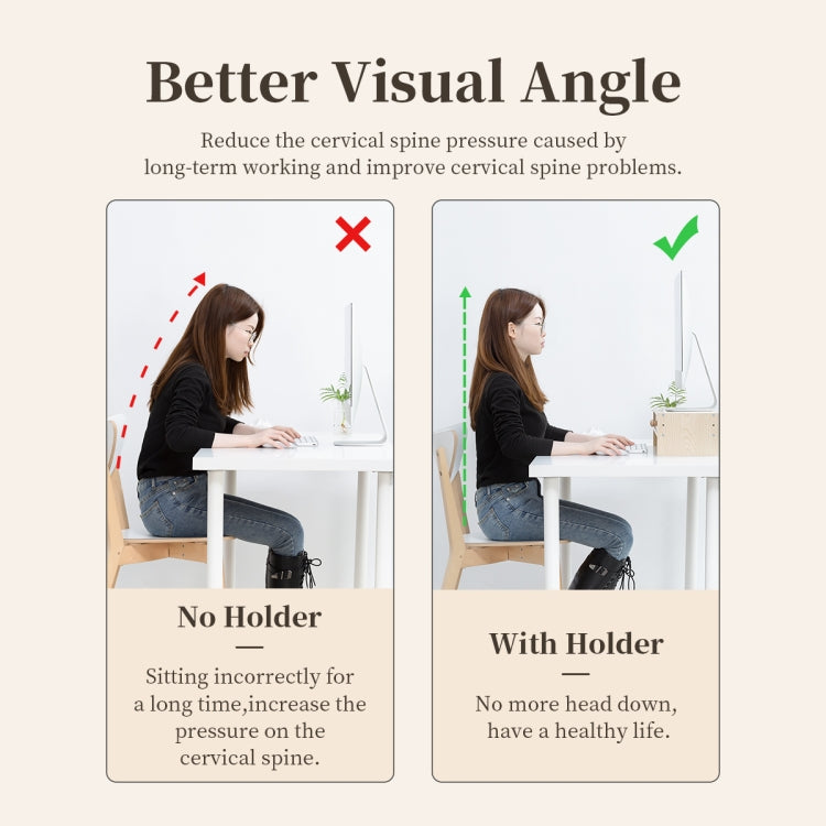 Supporto per monitor in legno di pino 2 strati con divisorio