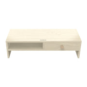 ORICO MSR-05-WD-BP Supporto per monitor per computer con venature del legno a 2 strati con cassetto, dimensioni: 50 x 20 x 13,5 cm, 2-layer with Drawer, Size: 50 x 20 x 13.5cm