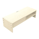 ORICO MSR-05-WD-BP Supporto per monitor per computer con venature del legno a 2 strati con cassetto, dimensioni: 50 x 20 x 13,5 cm, 2-layer with Drawer, Size: 50 x 20 x 13.5cm