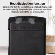 Universal Ceiling Fan Lamp Remote Control Kit 85-265V Timed Wireless Control Switch Receiver Transmitter Wind Speed ​​Adjusted