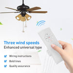 Universal Ceiling Fan Lamp Remote Control Kit 85-265V Timed Wireless Control Switch Receiver Transmitter Wind Speed ​​Adjusted
