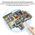 Universal Ceiling Fan Lamp Remote Control Kit 85-265V Timed Wireless Control Switch Receiver Transmitter Wind Speed ​​Adjusted
