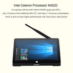 PiPo X10 Pro TV Box Style Tablet Mini PC, 6 GB+64 GB, batteria 5000 mAh, processore Windows 10 Intel Celeron N4020 Quad Core da 10,1 pollici fino a 2,8 GHz, supporto scheda TF, Bluetooth, WiFi, LAN e HDMI, X10 Pro