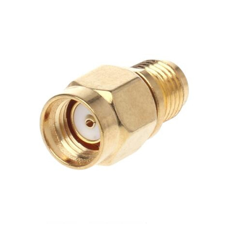 Adattatore dritto RP-SMA maschio a SMA femmina placcato oro, Straight RP-SMA Male to SMA Female