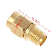 Adattatore dritto RP-SMA maschio a SMA femmina placcato oro, Straight RP-SMA Male to SMA Female