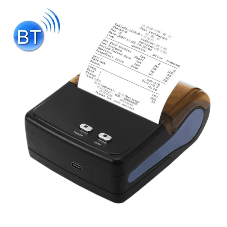 Stampante termica per ricevute POS Bluetooth portatile QS-8001 da 80 mm, QS-8001