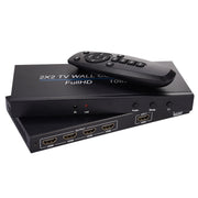 Processore di giunzione multi-schermo con controller da parete per TV HDMI BT14 2X2, Full HD 1080P
