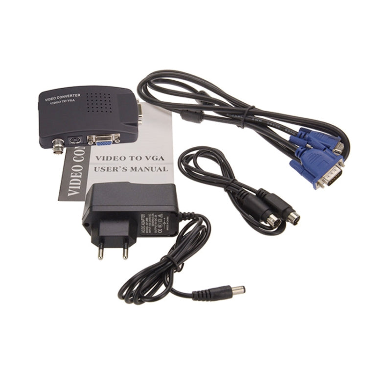 Convertitore video BNC / S-Video a VGA Howei HW-2404