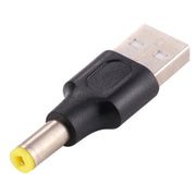 10 connettori di alimentazione CC maschio da 5,5 x 2,5 mm maschio a USB 2.0 maschio, 5.5 x 2.5mm