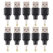 10 connettori di alimentazione CC maschio da 4,0 x 1,7 mm maschio a USB 2.0 maschio, 4.0 x 1.7mm Male