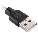 10 connettori di alimentazione CC maschio da 2,5 x 0,7 mm maschio a USB 2.0 maschio, 2.5 x 0.7mm