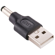 10 connettori di alimentazione CC maschio da 5,5 x 2,1 mm maschio a USB 2.0 maschio, 5.5 x 2.1mm