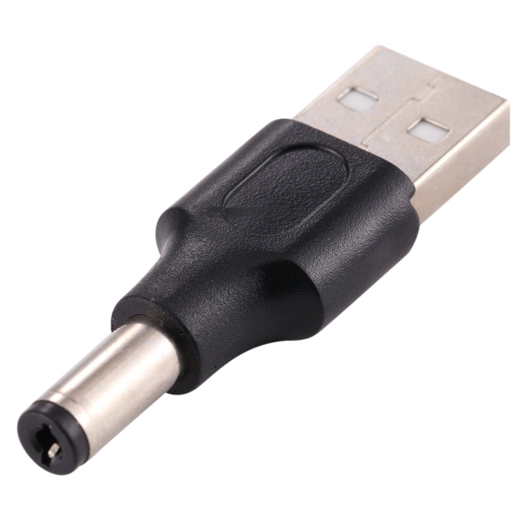 10 connettori di alimentazione CC maschio da 5,5 x 2,1 mm maschio a USB 2.0 maschio, 5.5 x 2.1mm