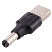 10 connettori di alimentazione CC maschio da 5,5 x 2,1 mm maschio a USB 2.0 maschio, 5.5 x 2.1mm