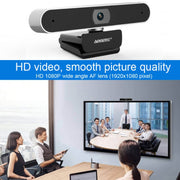 Aoni A30 Beauty FHD 1080P Smart IPTV WebCam Teleconferenza Insegnamento Trasmissione in diretta Fotocamera per computer con microfono, A30