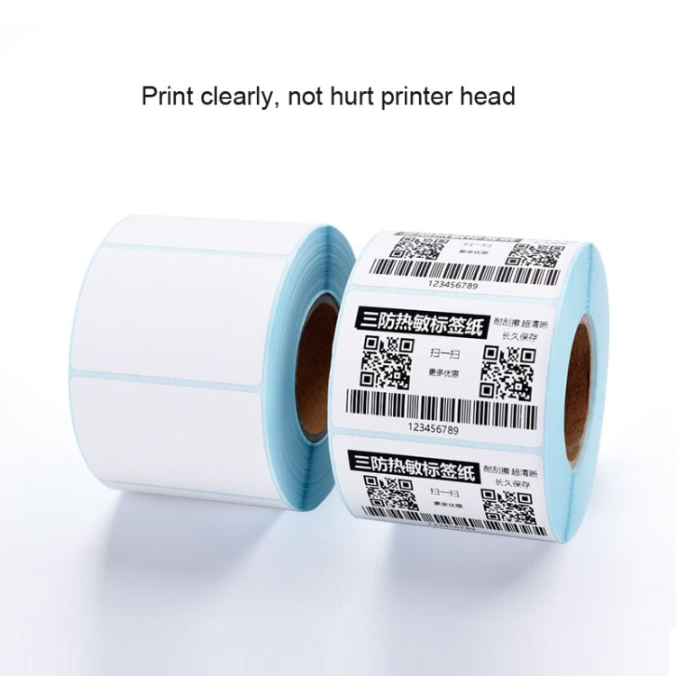 10pcs 60mmx40mm 700 Sheets Self Adhesive Thermal Barcode Label Paper, 60x40mmx700 sheets