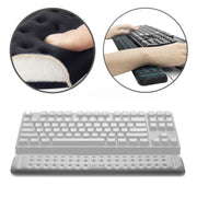 Tappetino per mouse in memory foam con poggiapolsi per tastiera meccanica, dimensioni: M, Size : M