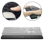 Tappetino per mouse in memory foam con poggiapolsi per tastiera meccanica, dimensioni: L, Size : L