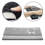 Tappetino per mouse in memory foam con poggiapolsi per tastiera meccanica, dimensioni: L, Size : L