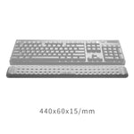 Tappetino per mouse in memory foam con poggiapolsi per tastiera meccanica, dimensioni: L, Size : L