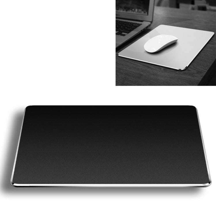 Tappetino per mouse da scrivania antiscivolo su entrambi i lati in lega di alluminio, dimensioni: L, Size : L