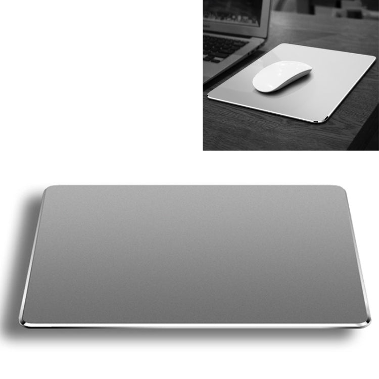 Tappetino per mouse da scrivania antiscivolo su entrambi i lati in lega di alluminio, dimensioni: L, Size : L