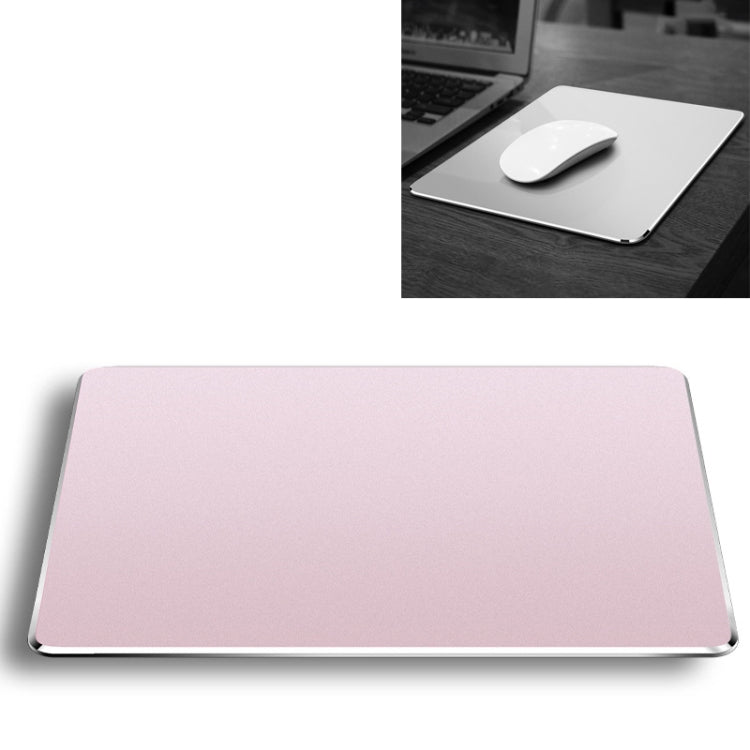 Tappetino per mouse da scrivania antiscivolo su entrambi i lati in lega di alluminio, dimensioni: L, Size : L