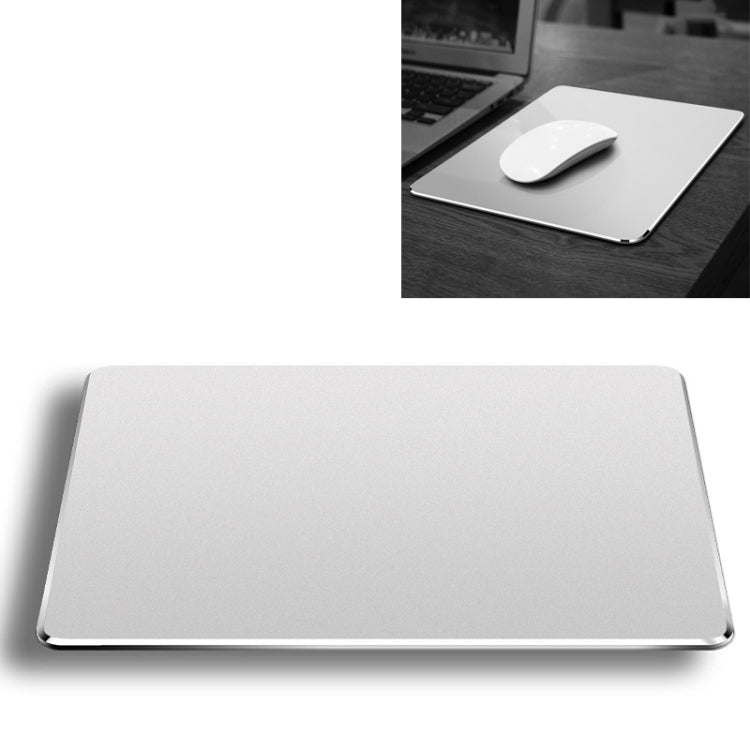 Tappetino per mouse da scrivania antiscivolo su entrambi i lati in lega di alluminio, dimensioni: L, Size : L