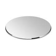 Tappetino per mouse da scrivania antiscivolo su entrambi i lati in lega di alluminio a forma di cerchio, Circle Shape