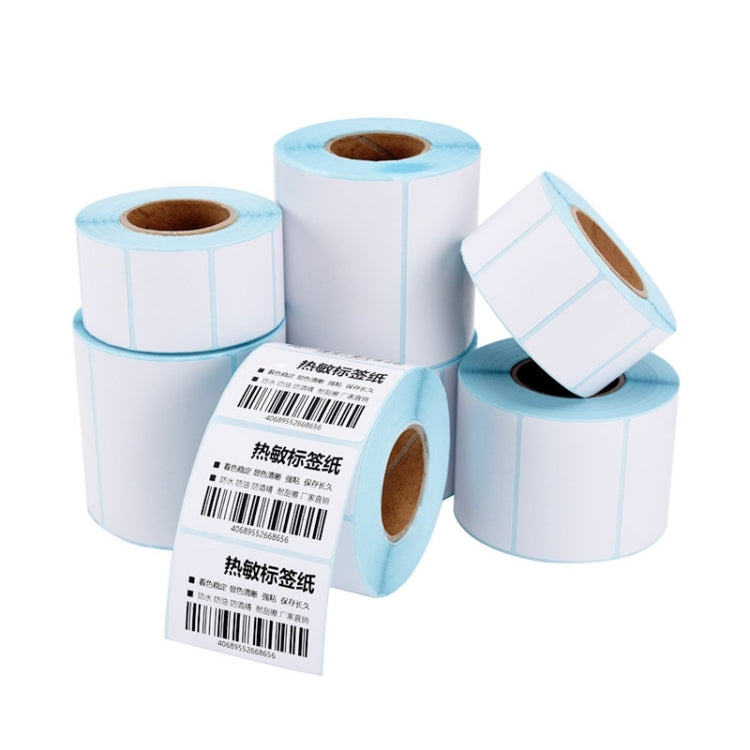 10pcs 40x20x1500, 40x20x1500 Barcode Self-Adhesive Thermal Label Paper