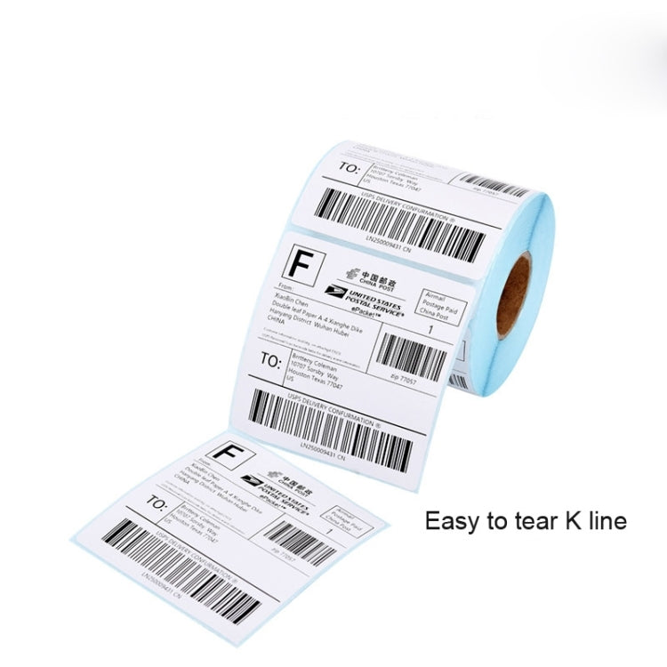 10pcs 40x20x1500, 40x20x1500 Barcode Self-Adhesive Thermal Label Paper