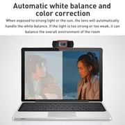 Webcam USB con messa a fuoco manuale 720P e microfono