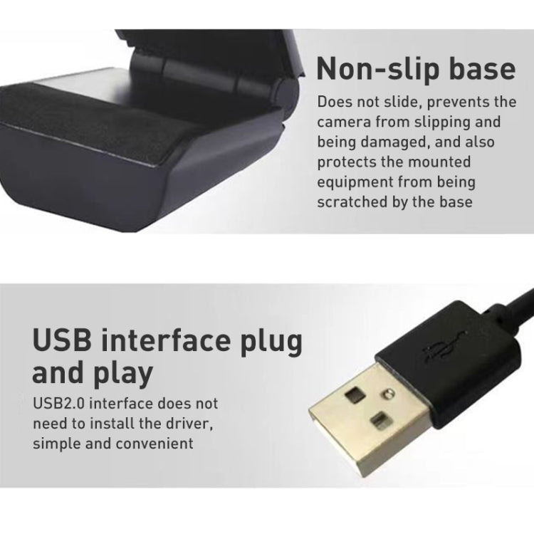 Webcam USB con messa a fuoco manuale 720P e microfono