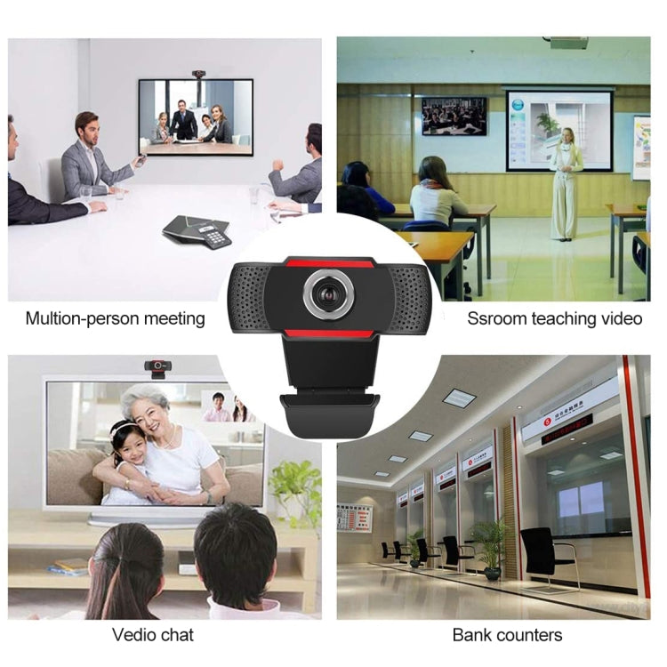 Webcam con fotocamera USB A480 480P con microfono, 480P