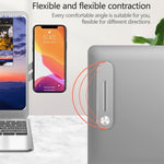 Staffa universale in alluminio per laptop e smartphone