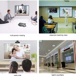 Fotocamera per computer ruotabile HD 720P Webcam USB Fotocamera per PC per Skype / Android TV, 720P