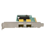 TXA037 Adattatore per scheda LAN ottica di rete Intel 82599 doppia porta SFP PCI Express FCoE PCIe x8 10 Gigabit Ethernet, XXA037