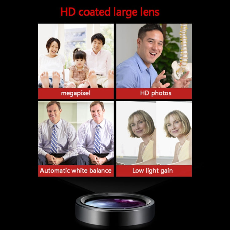 aoni C11 720P Telecamera per computer HD con messa a fuoco manuale grandangolare da 150 gradi con microfono, C11