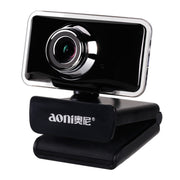 aoni C11 720P Telecamera per computer HD con messa a fuoco manuale grandangolare da 150 gradi con microfono, C11