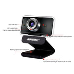 aoni C11 720P Telecamera per computer HD con messa a fuoco manuale grandangolare da 150 gradi con microfono, C11